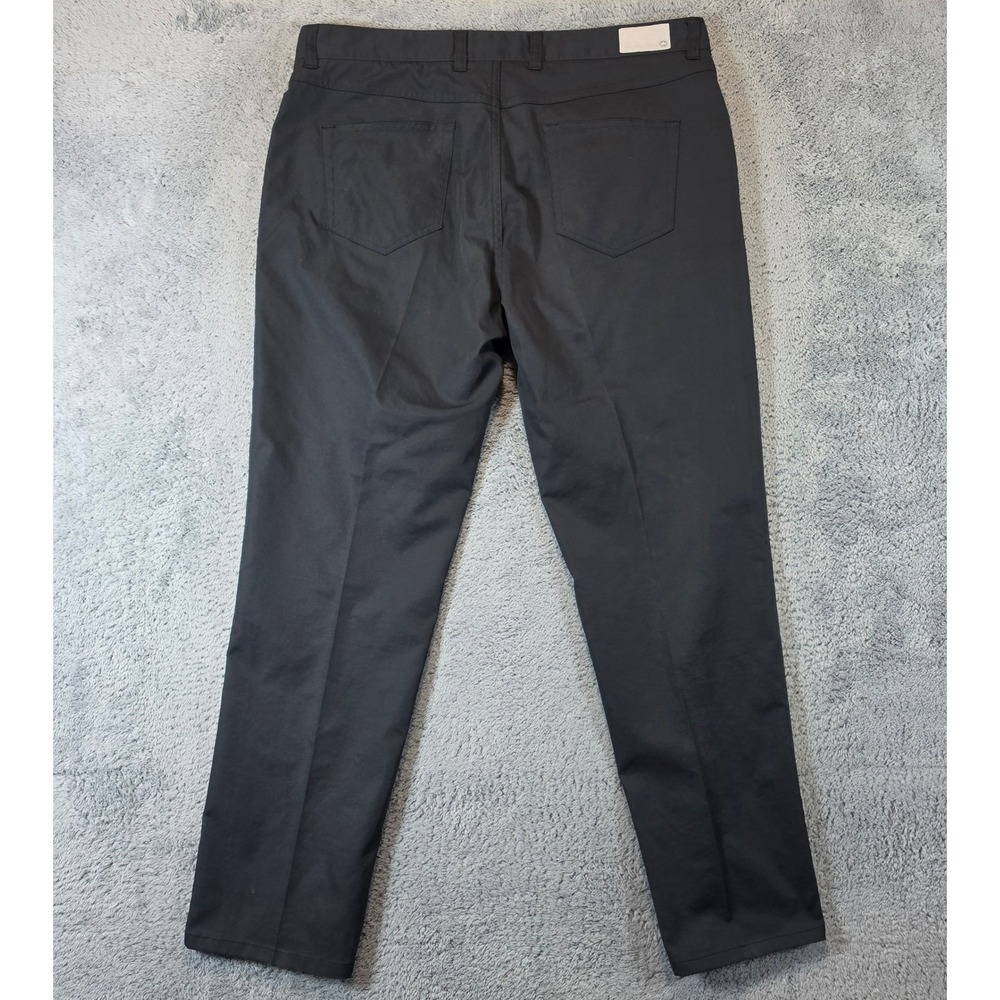 Peter Millar Eb66 Pants Mens 38x32 Black Performance Five Pocket Golf Crown - Picture 4 of 10